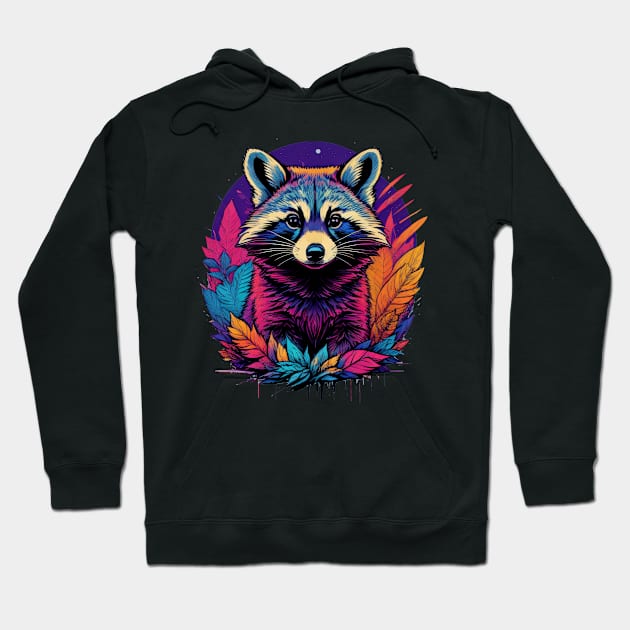 Raccoon Vibes Hoodie by Dürer Design